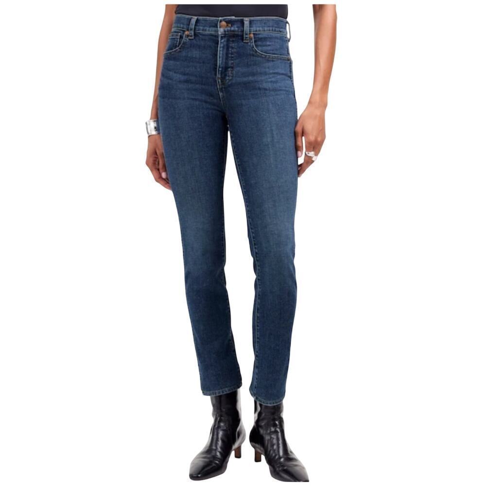 Madewell Women’s Mid-Rise Stovepipe Jeans Size 25 Medium Wash *EUC